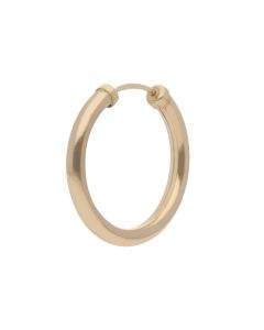New 9ct Gold Mens Single 18mm Sleeper Hoop Earring