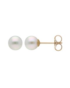 New 9ct 5mm Freshwater Cultured Pearl Stud Earrings