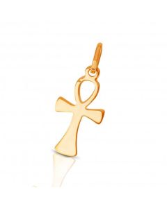New 9ct Yellow Gold Ankh Cross Pendant