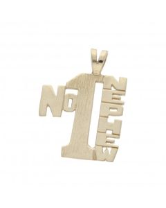 Pre-Owned 9ct Yellow Gold No.1 Nephew Pendant