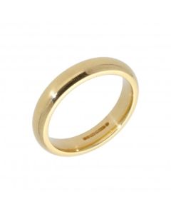 Pre-Owned 18ct Yellow Gold 4mm Wedding Band Ring