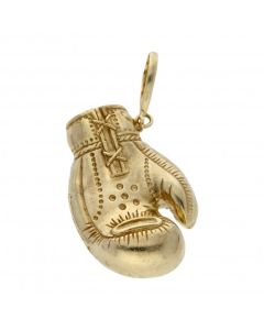 New 9ct Yellow Gold Large Detailed Boxing Glove 1.8oz