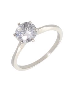 Pre-Owned 18ct White Gold 1.11 Carat Diamond Solitaire Ring