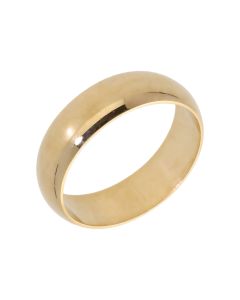 Pre-Owned 9ct Yellow Gold 7mm Wedding Band Ring