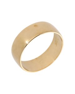 Pre-Owned 9ct Yellow Gold 8mm Wedding Band Ring