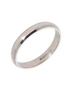 Pre-Owned 9ct White Gold 3mm Wedding Band Ring