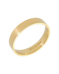 Pre-Owned 18ct Yellow Gold 4mm Wedding Band Ring