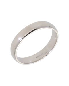 Pre-Owned 9ct White Gold 5mm Wedding Band Ring