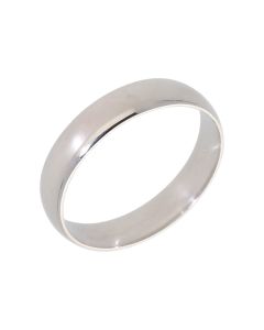 Pre-Owned 18ct White Gold 5mm Wedding Band Ring