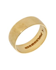 Pre-Owned 18ct Yellow Gold 7mm Wedding Band Ring
