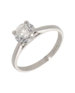Pre-Owned Platinum 1.37 Carat Diamond Solitaire Ring