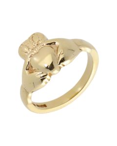 Pre-Owned 9ct Yellow Gold Claddagh Ring