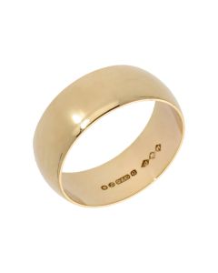 Pre-Owned 9ct Yellow Gold 9mm Wedding Band Ring
