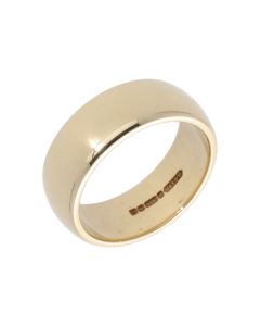Pre-Owned 9ct Yellow Gold 7mm Wedding Band Ring