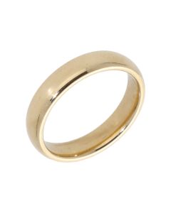 Pre-Owned 9ct Yellow Gold 4mm Wedding Band Ring