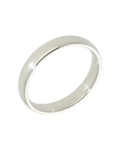 Pre-Owned 9ct White Gold 4mm Wedding Band Ring