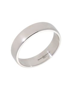 Pre-Owned 9ct White Gold 5mm Wedding Band Ring