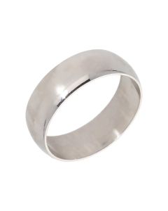Pre-Owned 9ct White Gold 7mm Wedding Band Ring