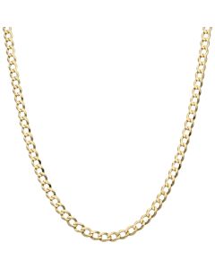 Pre-Owned 9ct Yellow Gold 18 Inch Curb Chain Necklace