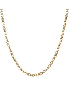 Pre-Owned 9ct Yellow Gold 20 Inch Belcher Chain Necklace