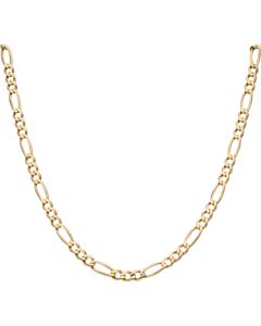 Pre-Owned 9ct Yellow Gold 18 Inch Figaro Chain Necklace