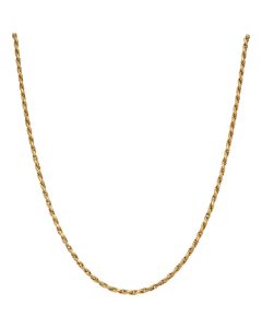 Pre-Owned 9ct Yellow Gold 17 Inch Rope Chain Necklace
