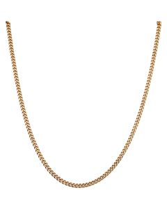 Pre-Owned 9ct Yellow Gold 17 Inch Curb Chain Necklace