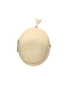 Pre-Owned 9ct Yellow Gold Polished Oval 4 Photo Locket Pendant
