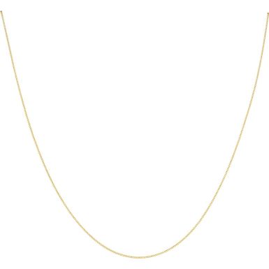 New 9ct Gold Diamond-Cut 18 Inch Curb Chain Necklace