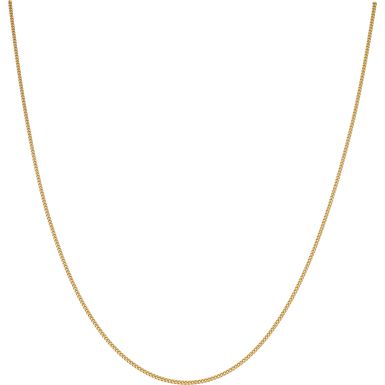 New 9ct Yellow Gold 24 Inch Close Link Curb Chain Necklace