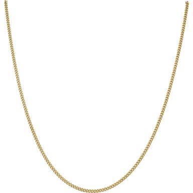 New 9ct Yellow Gold 26 Inch Diamond-Cut Curb Chain Necklace