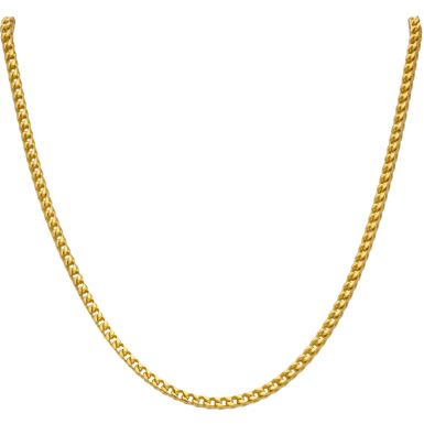 New 9ct Yellow Gold 24 Inch Solid Franco Link Chain Necklace 29g