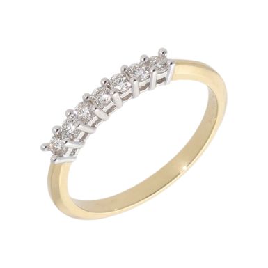New 9ct Yellow Gold 0.25ct Diamond Eternity Ring