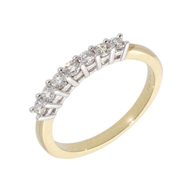 New 9ct Yellow Gold 0.33ct Diamond Eternity Ring
