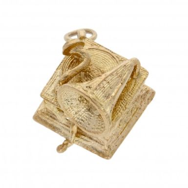 Pre-Owned 9ct Yellow Gold Gramaphone Charm