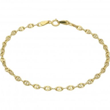 New 9ct Yellow Gold Gucci/Anchor Link Ladies Bracelet