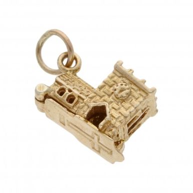Pre-Owned 9ct Yellow Gold Opening Church Wedding Charm