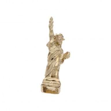 Pre-Owned 9ct Yellow Gold Statue Of Liberty Charm