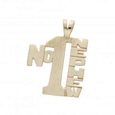 Pre-Owned 9ct Yellow Gold No.1 Nephew Pendant