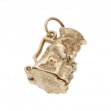 Pre-Owned 9ct Yellow Gold Opening Toby Jug Charm