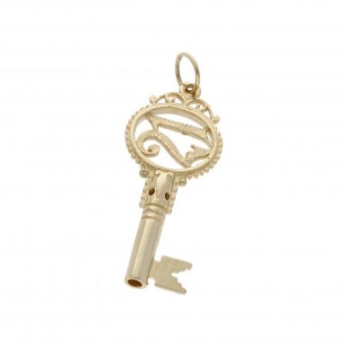 Pre-Owned 9ct Yellow Gold Age 21 Key Pendant