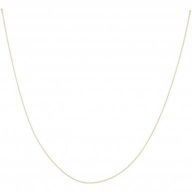 New 9ct Yellow Gold 20" Fine Curb Chain Necklace
