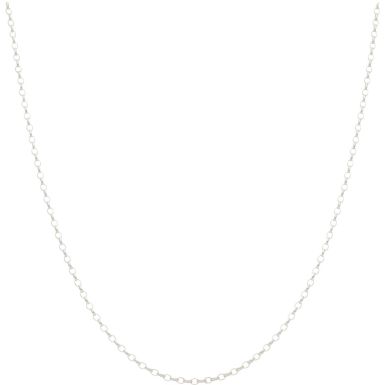 New Sterling Silver 20 Inch Belcher Link Chain Necklace