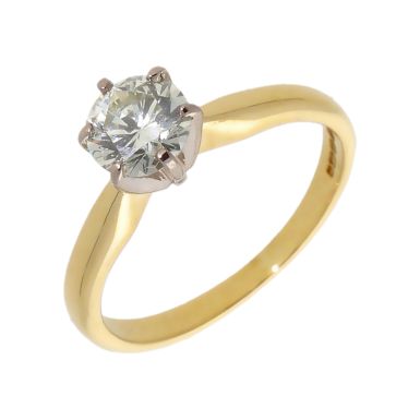 Pre-Owned 18ct Yellow Gold 0.75 Carat Diamond Solitaire Ring