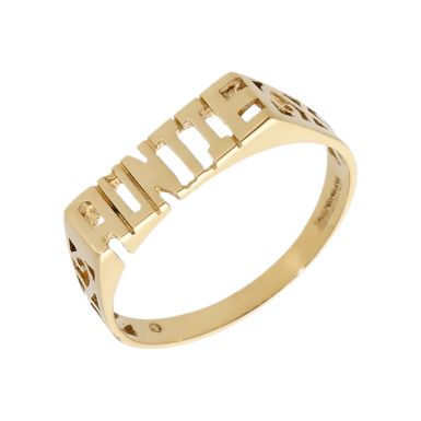 Pre-Owned 9ct Yellow Gold Auntie Ring