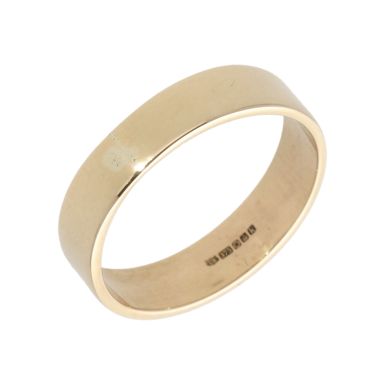 Pre-Owned 9ct Yellow Gold 5mm Wedding Band Ring