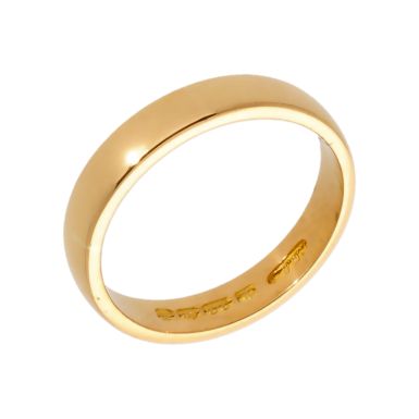 Pre-Owned 22ct Yellow Gold 4mm Wedding Band Ring
