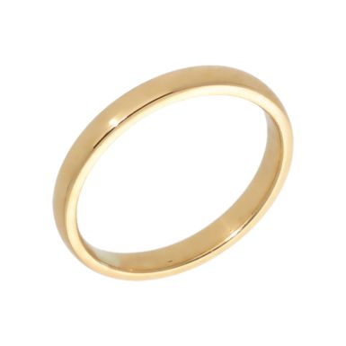 Pre-Owned 9ct Yellow Gold 2mm Wedding Band Ring