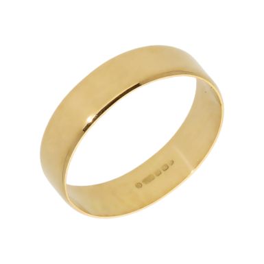 Pre-Owned 18ct Yellow Gold 5mm Wedding Band Ring