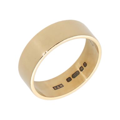 Pre-Owned 9ct Yellow Gold 6mm Wedding Band Ring